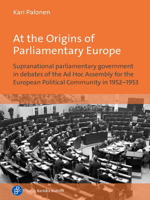 cover image of At the Origins of Parliamentary Europe